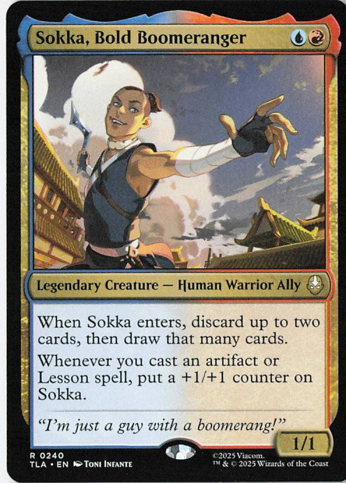 Sokka, Bold Boomeranger