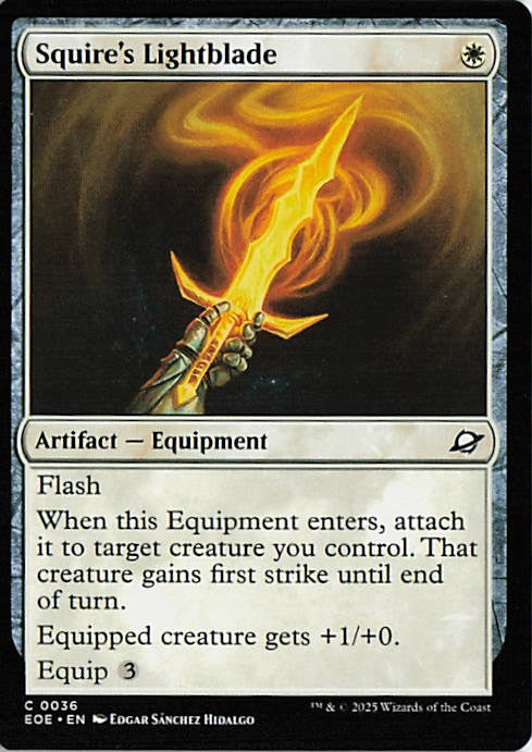 Squire's Lightblade - EOE 0036
