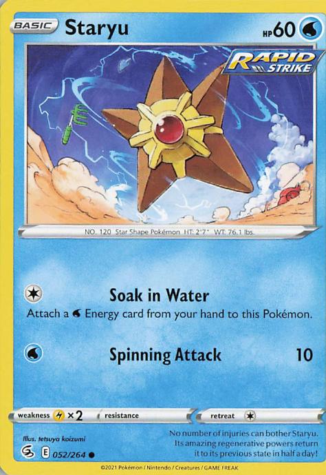 Staryu - Fusion Strike 052/264