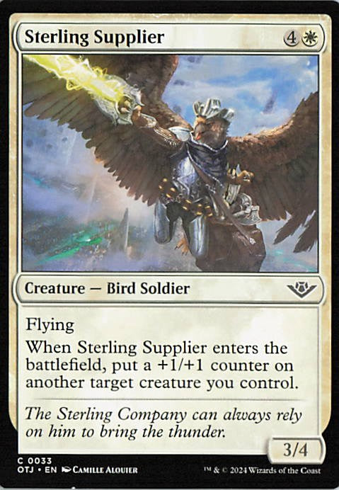 Sterling Supplier - OTJ 0033
