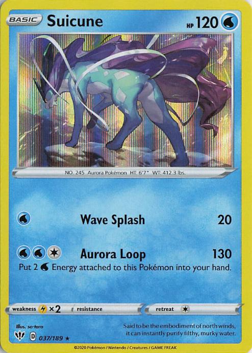 Suicune - Darkness Ablaze 037/189 (Holo)