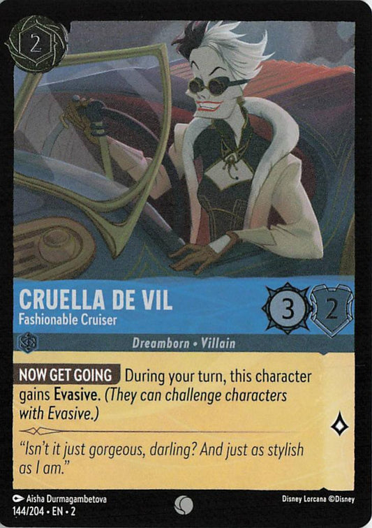 Cruella De Vil - Fashionable Cruiser - Rise of the Floodborn 144/204