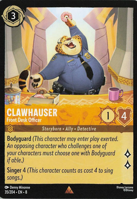 Clawhauser - Front Desk Officer - Reign of Jafar 35/204