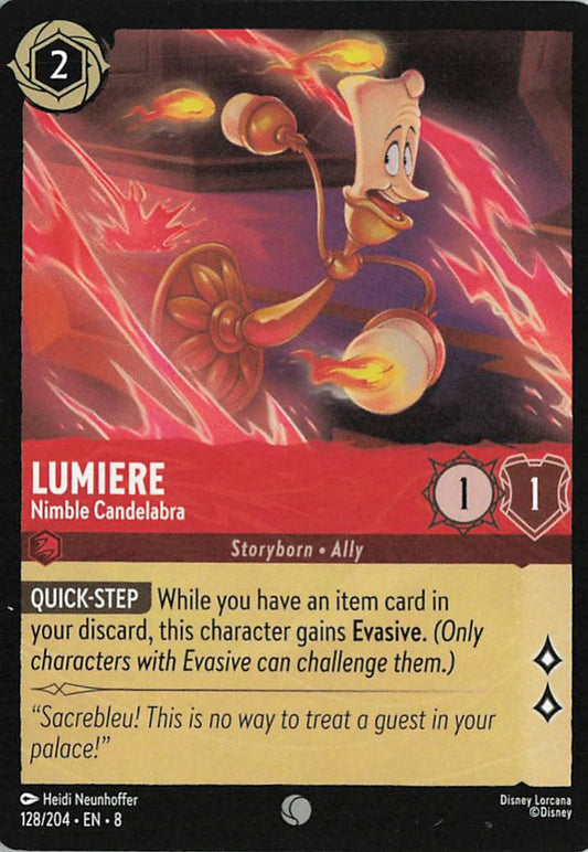 Lumiere - Nimble Candelabra - Reign of Jafar 128/204