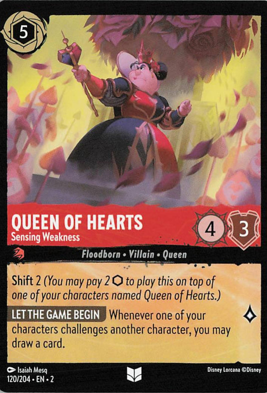 Queen of Hearts - Sensing Weakness - Rise of the Floodborn 120/204