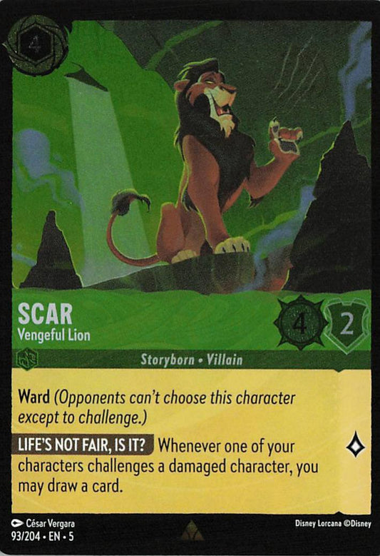 Scar - Vengeful Lion - Shimmering Skies 93/204