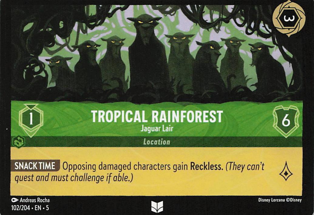 Tropical Rainforest - Jaguar Lair - Shimmering Skies 102/204