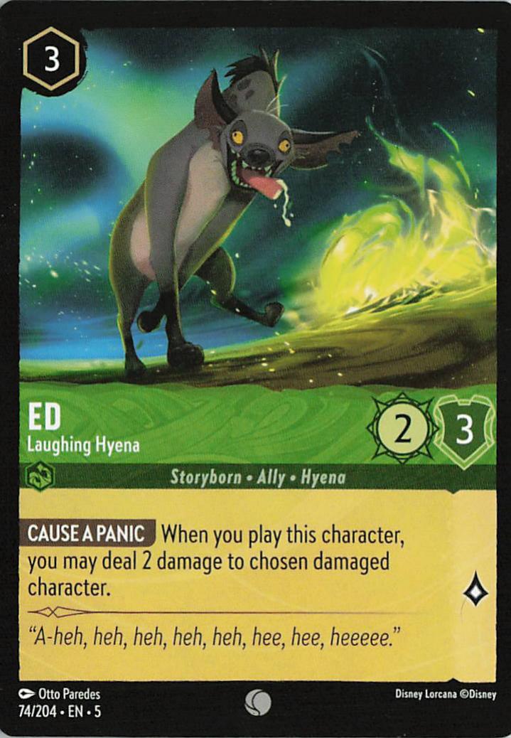 Ed - Laughing Hyena - Shimmering Skies 74/204