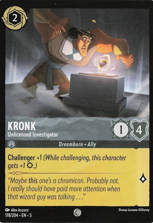 Kronk - Unlicensed Investigator - Shimmering Skies 178/204
