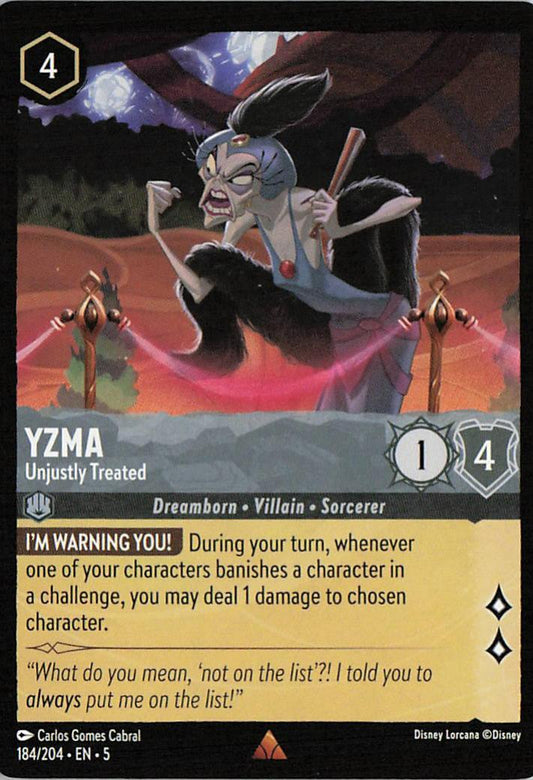 Yzma - Unjustly Treated - Shimmering Skies 184/204