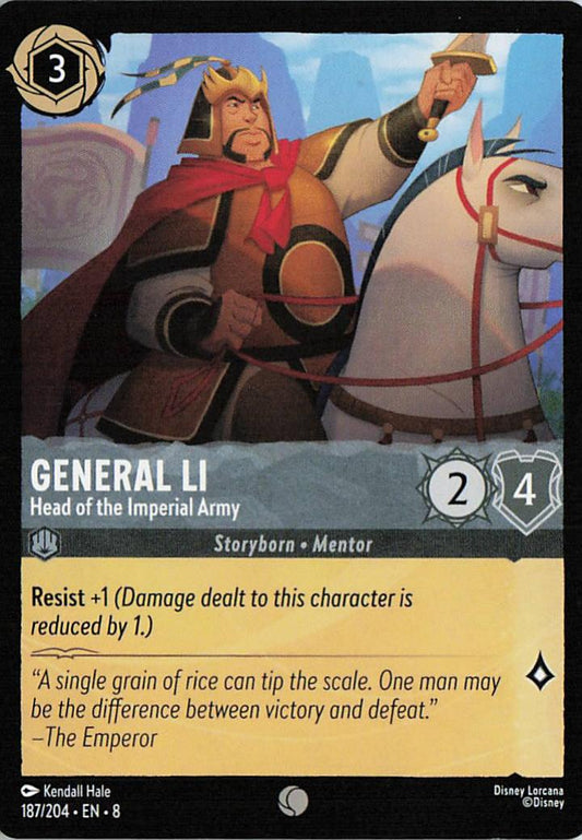 General Li - Head of the Imperial Army - Reign of Jafar 187/204