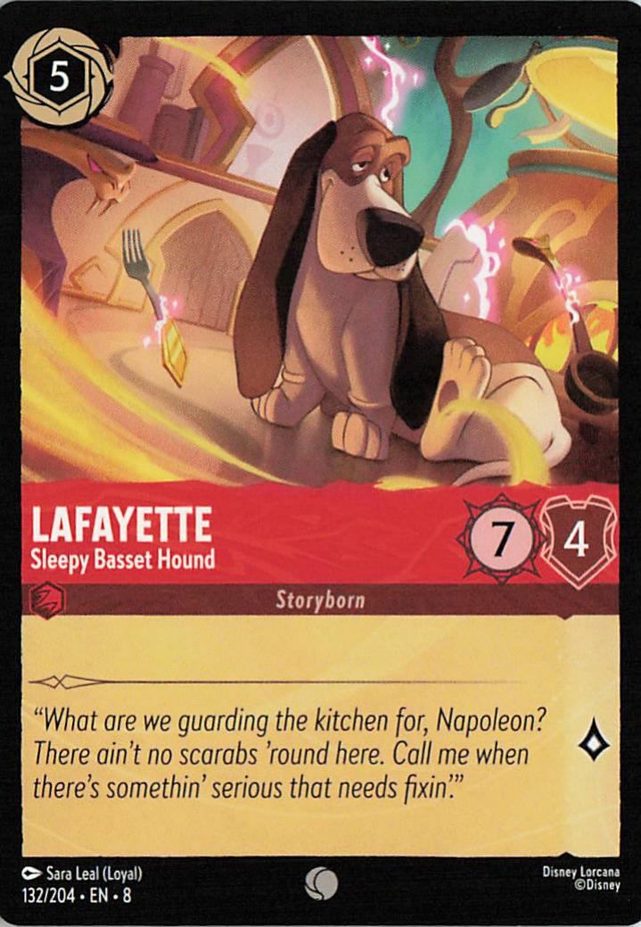 Lafayette - Sleepy Basset Hound - Reign of Jafar 132/204