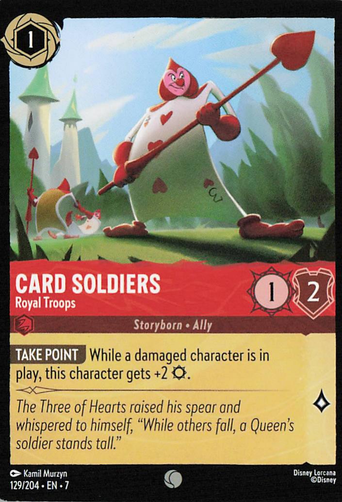 Card Soldiers - Royal Troops - Archazia's Island 129/204