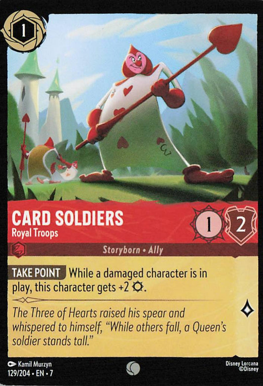 Card Soldiers - Royal Troops - Archazia's Island 129/204