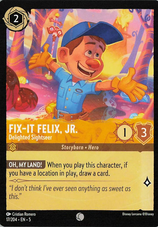 Fix-It Felix, Jr. - Delighted Sightseer - Shimmering Skies 17/204