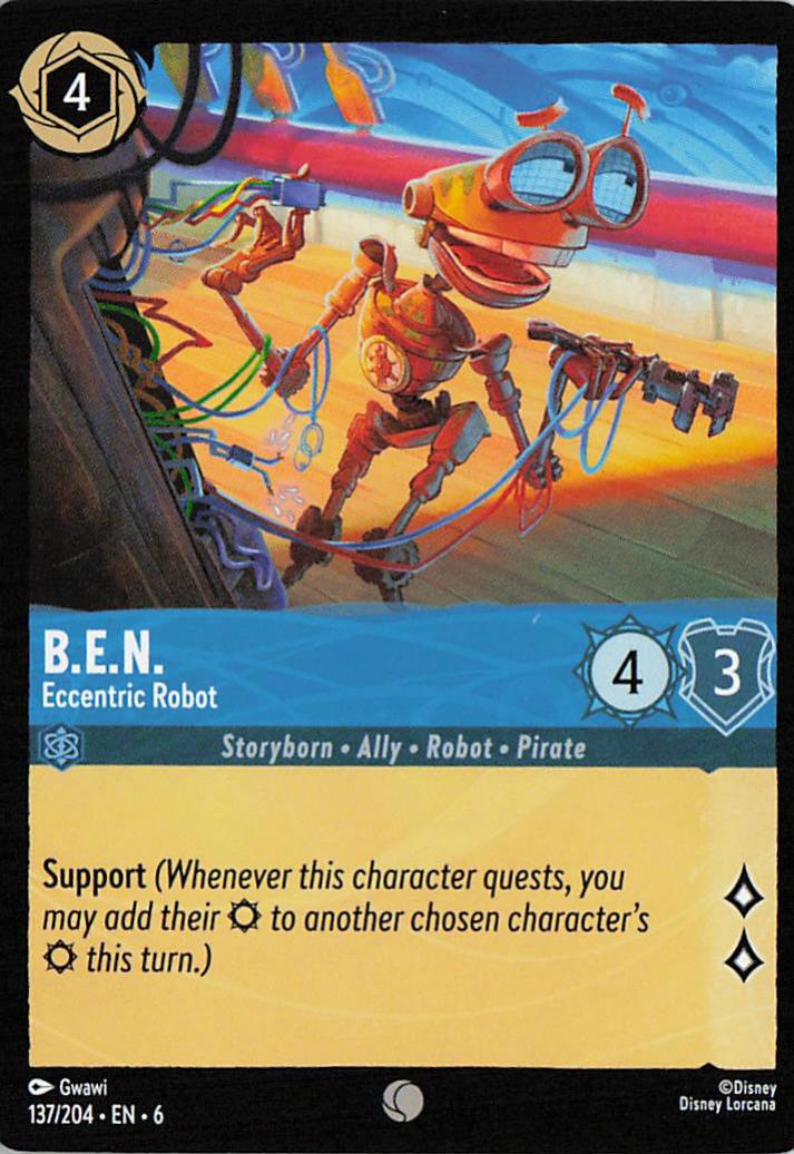 B.E.N. - Eccentric Robot - Azurite Sea 137/204