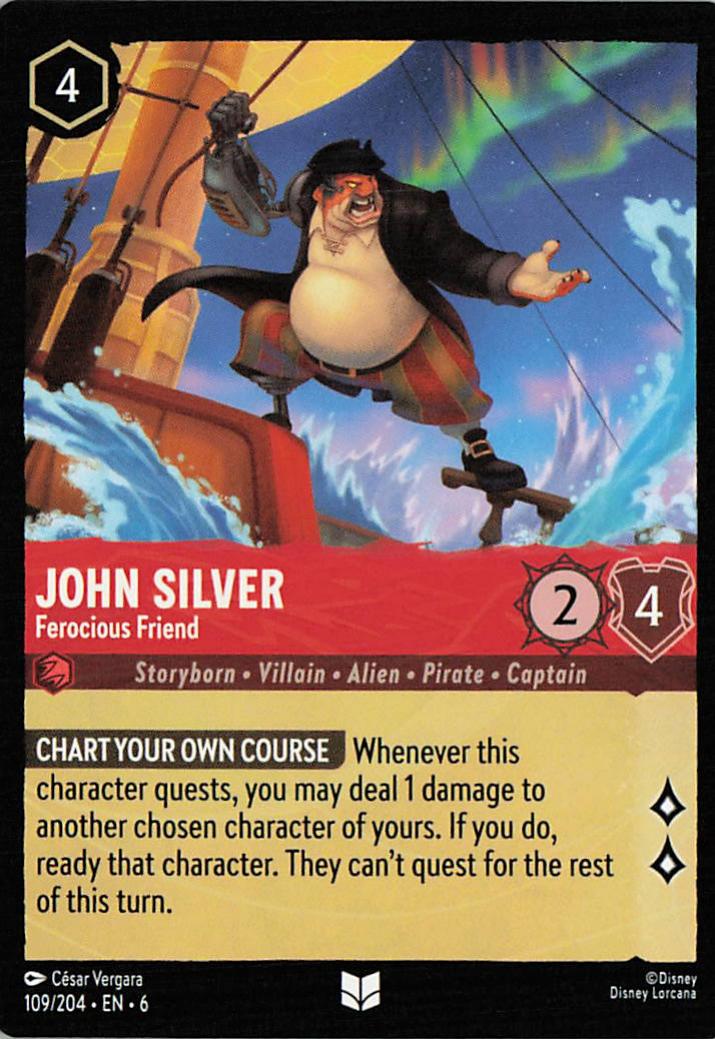 John Silver - Ferocious Friend - Azurite Sea 109/204