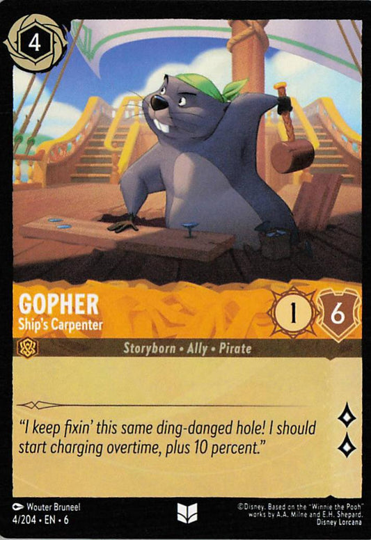 Gopher - Ship's Carpenter - Azurite Sea 4/204