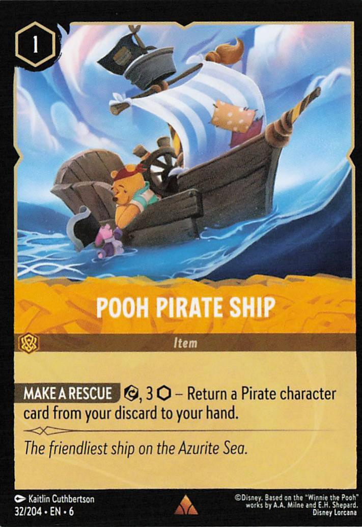 Pooh Pirate Ship - Azurite Sea 32/204