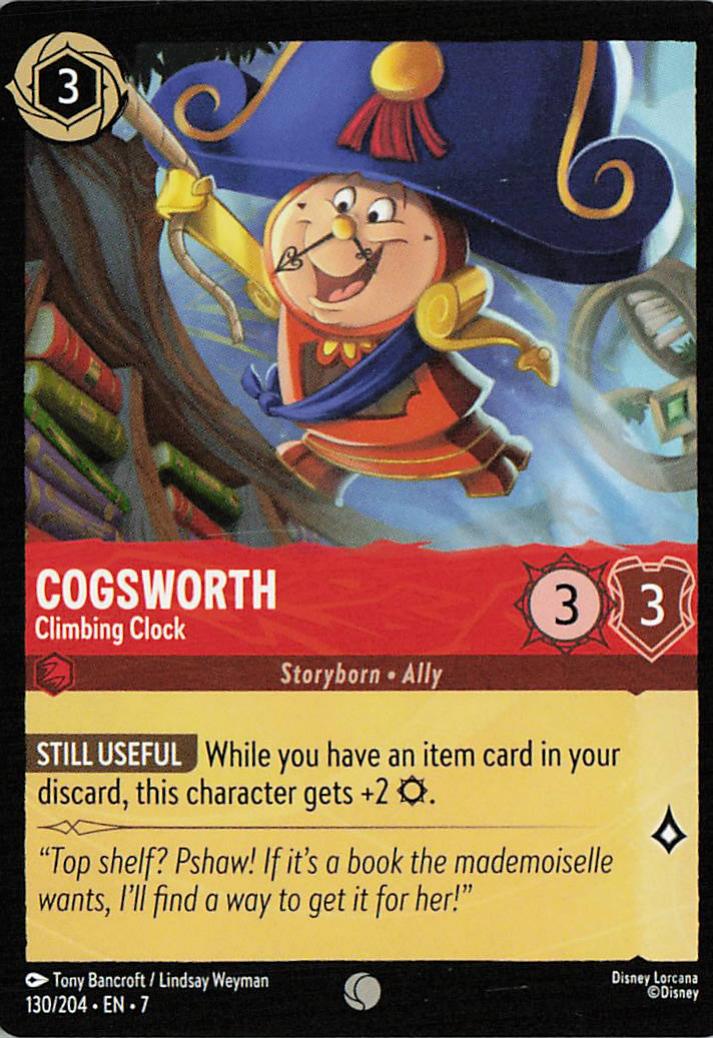 Cogsworth - Climbing Clock - Archazia's Island 130/204