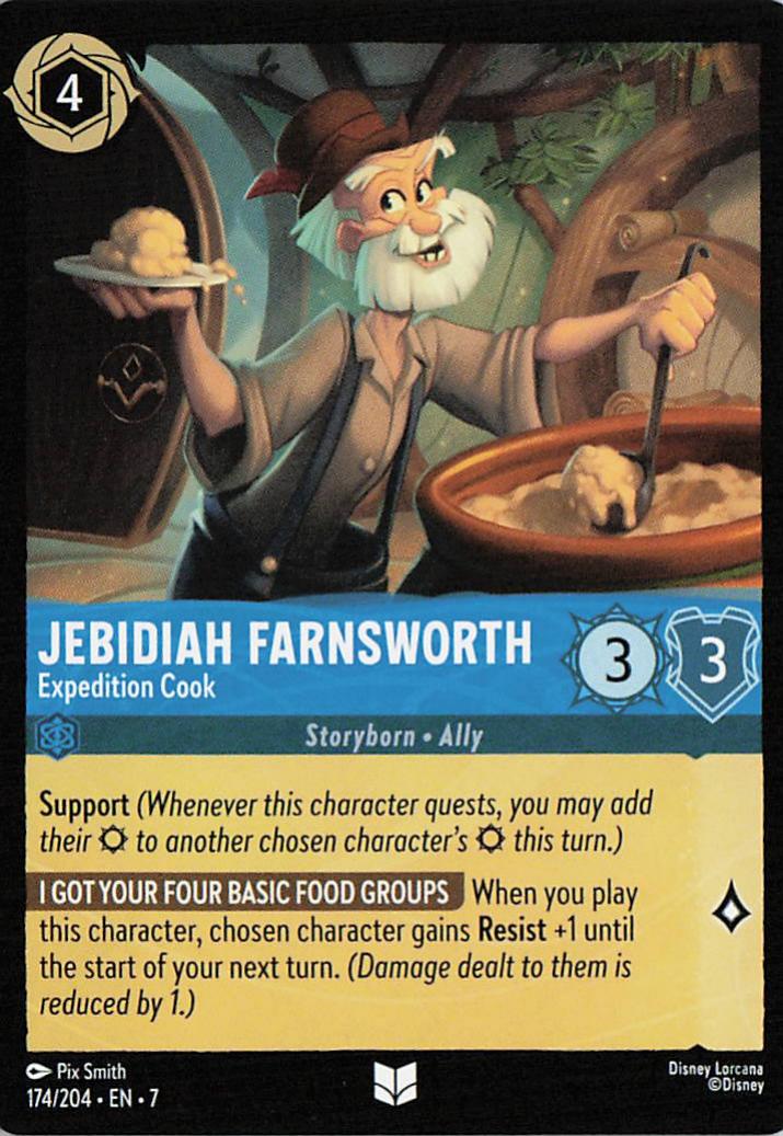 Jebidiah Farnsworth - Expedition Cook - Archazia's Island 174/204