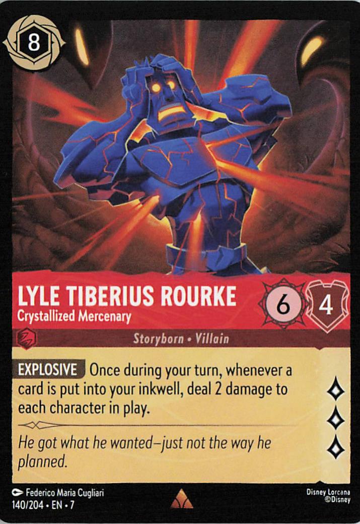 Lyle Tiberius Rourke - Crystallized Mercenary - Archazia's Island 140/204