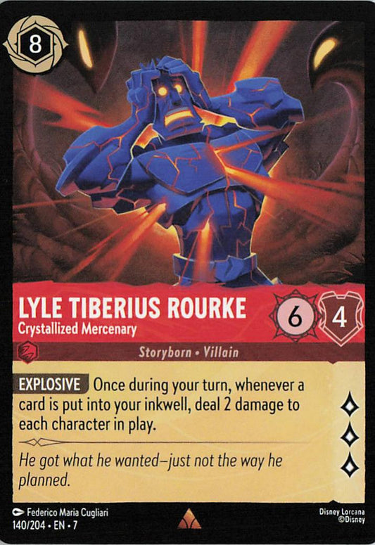 Lyle Tiberius Rourke - Crystallized Mercenary - Archazia's Island 140/204