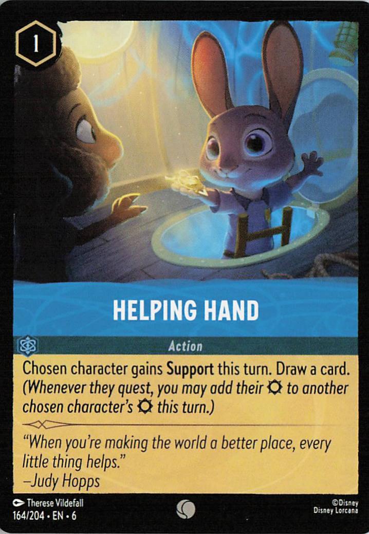Helping Hand - Azurite Sea 164/204