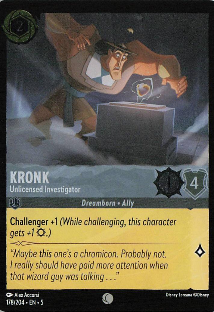 Kronk - Unlicensed Investigator - Shimmering Skies 178/204 (Foil)