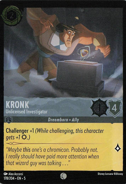 Kronk - Unlicensed Investigator - Shimmering Skies 178/204 (Foil)