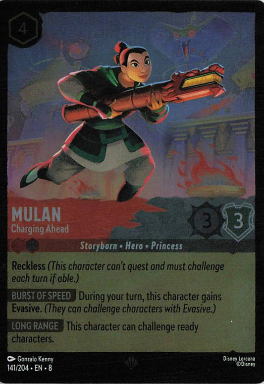 Mulan - Charging Ahead - Reign of Jafar 141/204 (Foil)