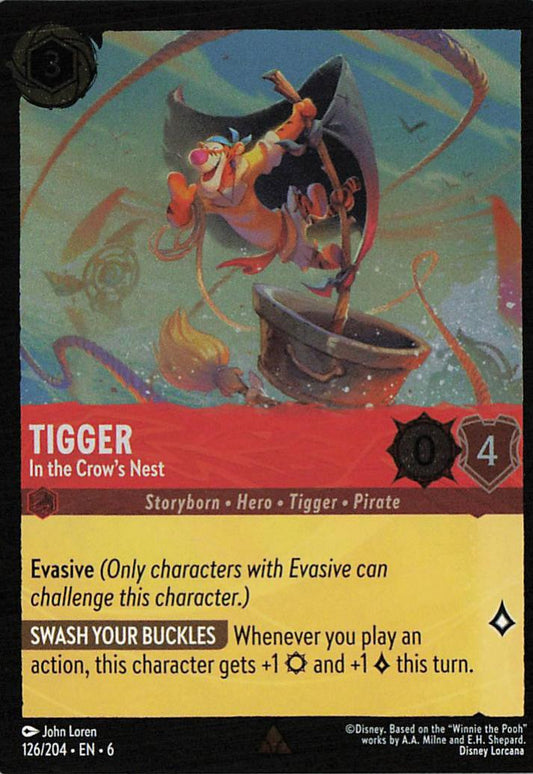 Tigger - In the Crow's Nest - Azurite Sea 126/204 (Foil)
