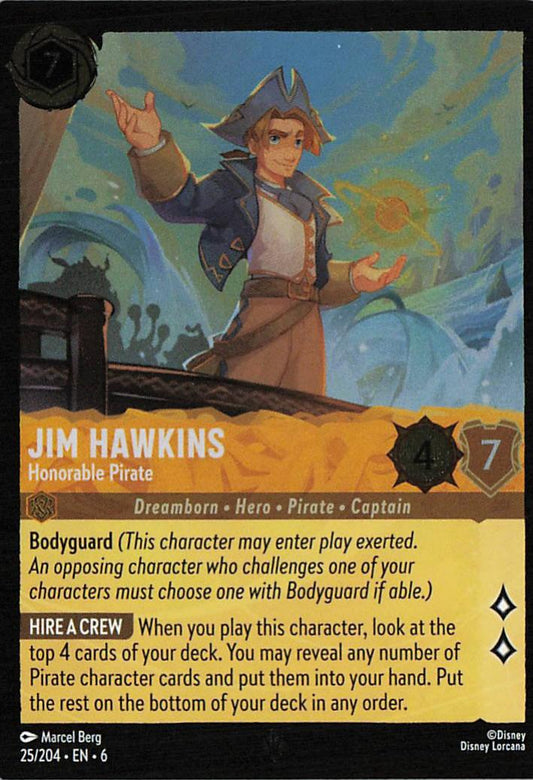 Jim Hawkins - Honorable Pirate - Azurite Sea 25/204 (Foil)