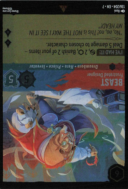 Beast - Frustrated Designer - Archazia's Island 136/204 (Foil)