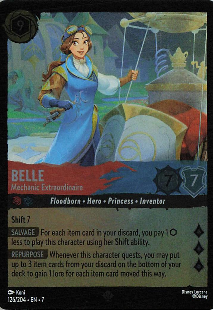 Belle - Mechanic Extraordinaire - Archazia's Island 126/204 (Foil)