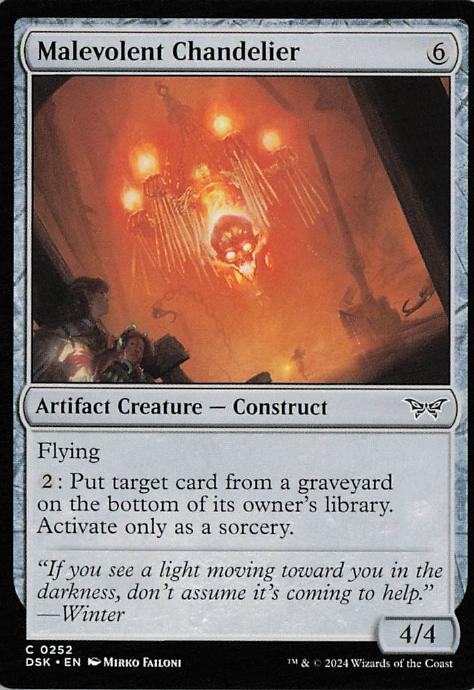 Malevolent Chandelier - DSK 252 (MTG)