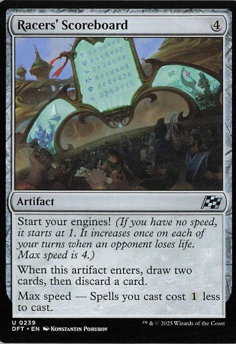 Racers' Scoreboard - DFT 239 (MTG)