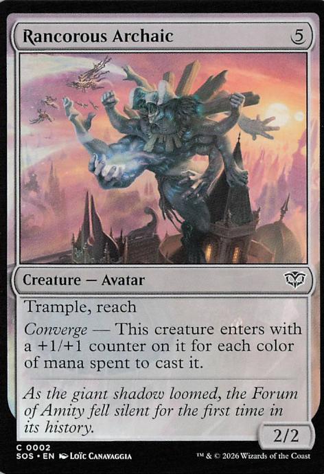 Rancorous Archaic - SOS 2 (MTG)