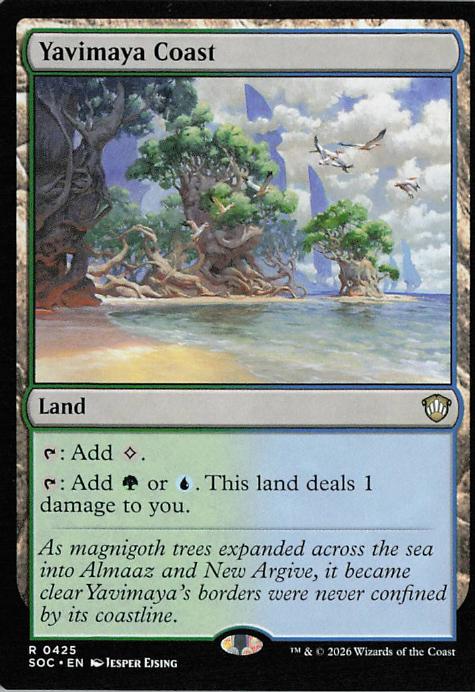 Yavimaya Coast - SOC 425 (MTG)