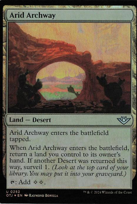 Arid Archway - OTJ 252 (MTG)
