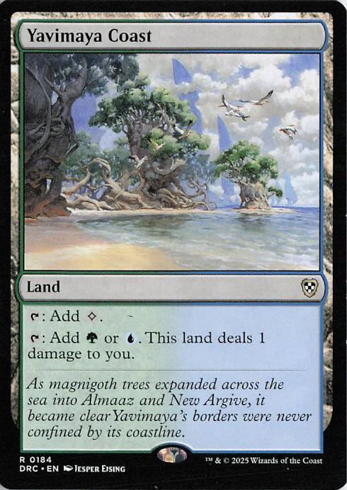 Yavimaya Coast - DRC 184 (MTG)