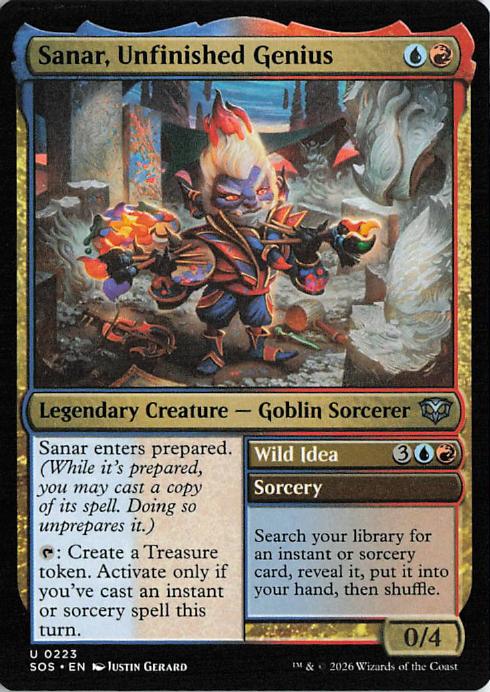Sanar, Unfinished Genius - SOS 223 (MTG)