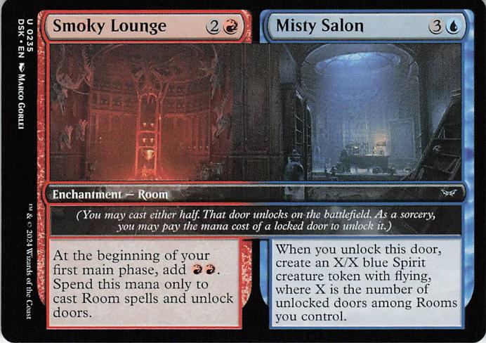 Smoky Lounge // Misty Salon - DSK 235 (MTG)