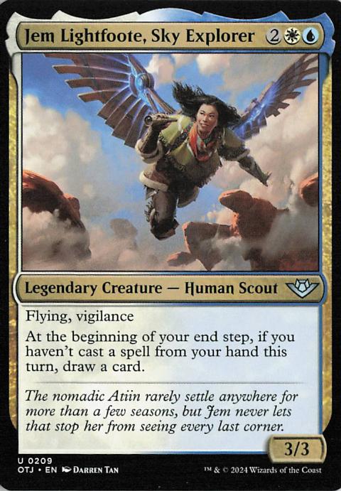 Jem Lightfoote, Sky Explorer - OTJ 209 (MTG)