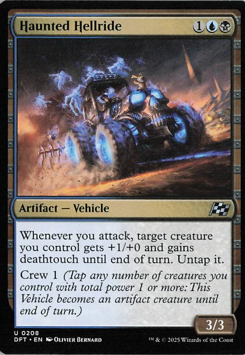 Haunted Hellride - DFT 208 (MTG)