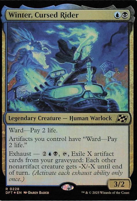 Winter, Cursed Rider - DFT 228 (MTG)