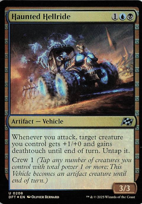 Haunted Hellride - DFT 208 (MTG)