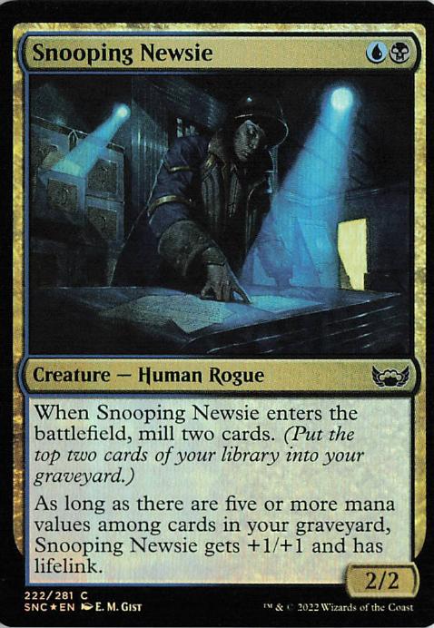 Snooping Newsie - SNC 222 (MTG)