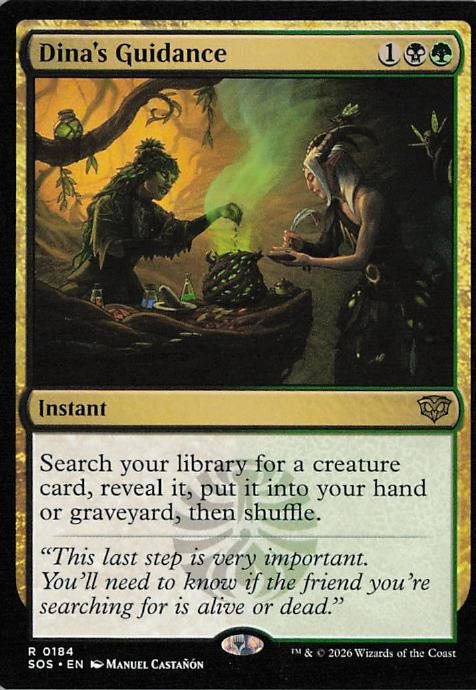 Dina's Guidance - SOS 184 (MTG)