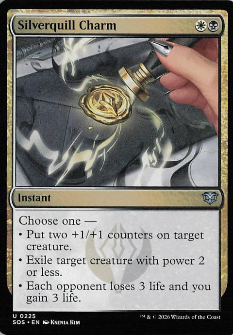 Silverquill Charm - SOS 225 (MTG)